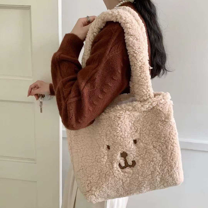Plush Teddy Bear Tote Bag Kalsten