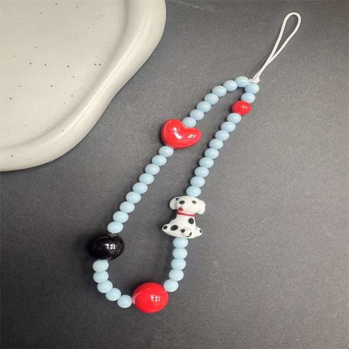 Beaded Pet-Themed Charm Necklace Kalsten