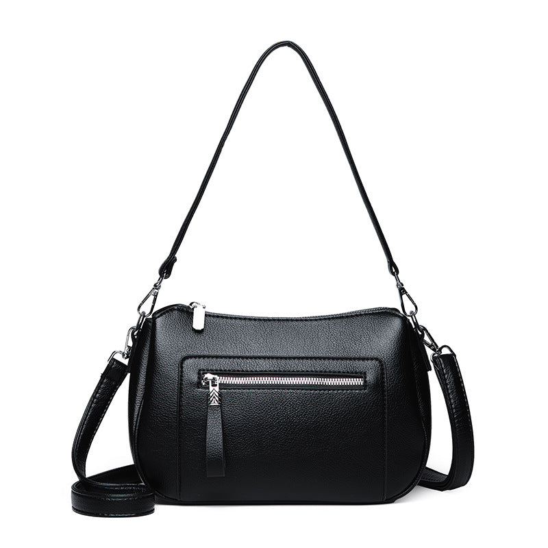 Casual Leather Crossbody Bag Kalsten