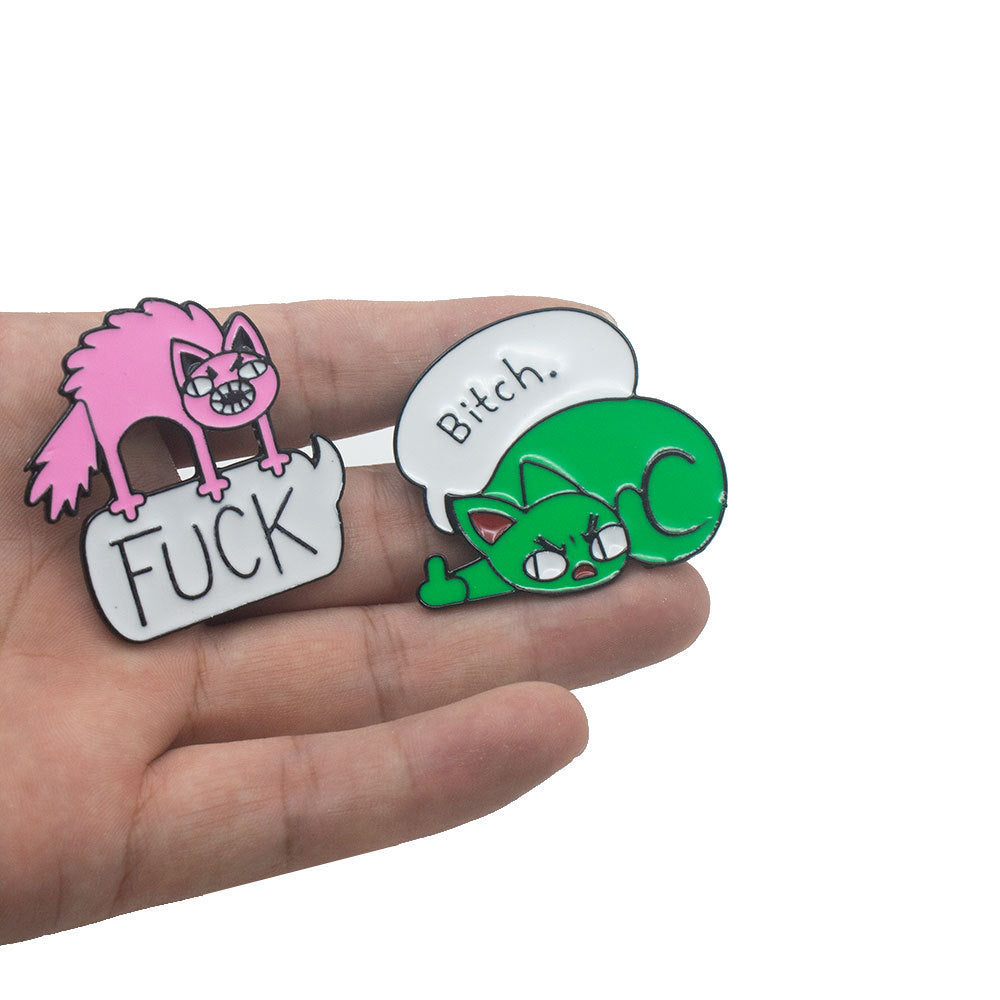 Whimsical Cartoon Enamel Pin Kalsten