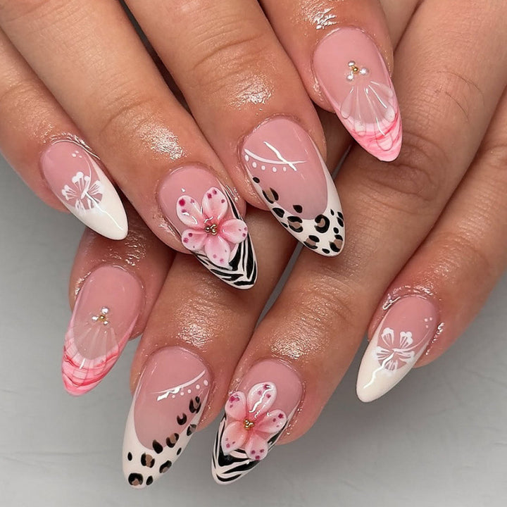 Exclusive 3D Nail Art with Floral Designs Kalsten