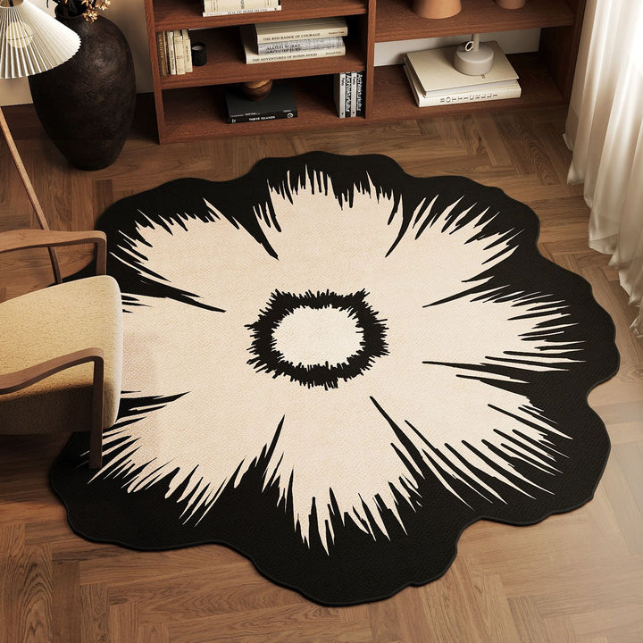 Round Handcrafted Area Rug