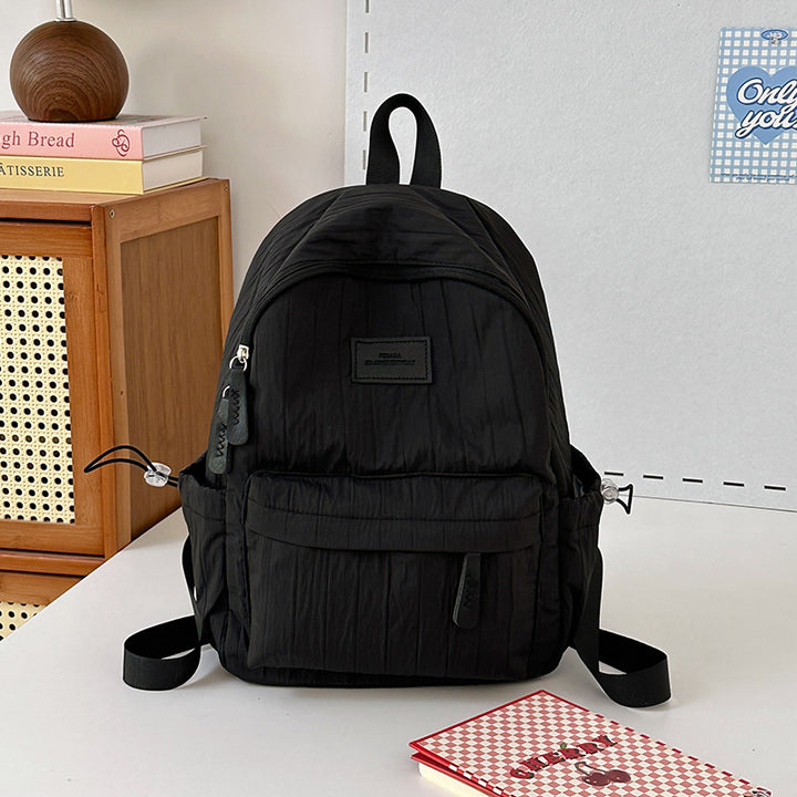Lightweight Textured School Backpack