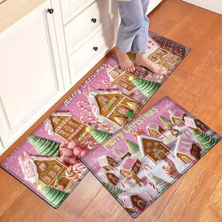 Festive Christmas Kitchen Mat Kalsten