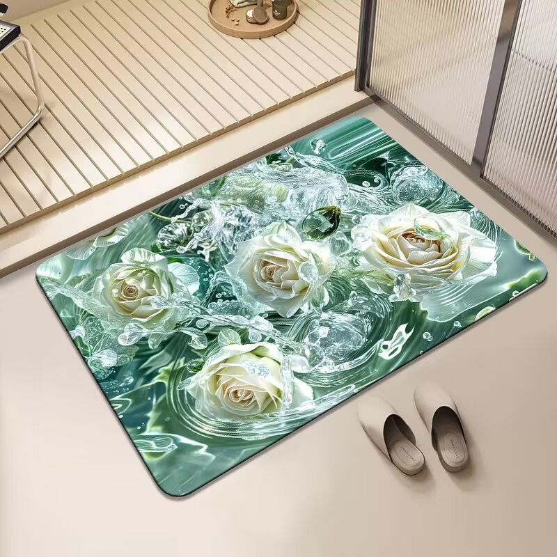 Artistic Floral Area Rug