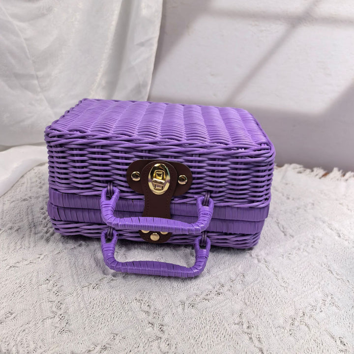 Women braided cosmetic and storage case Kalsten