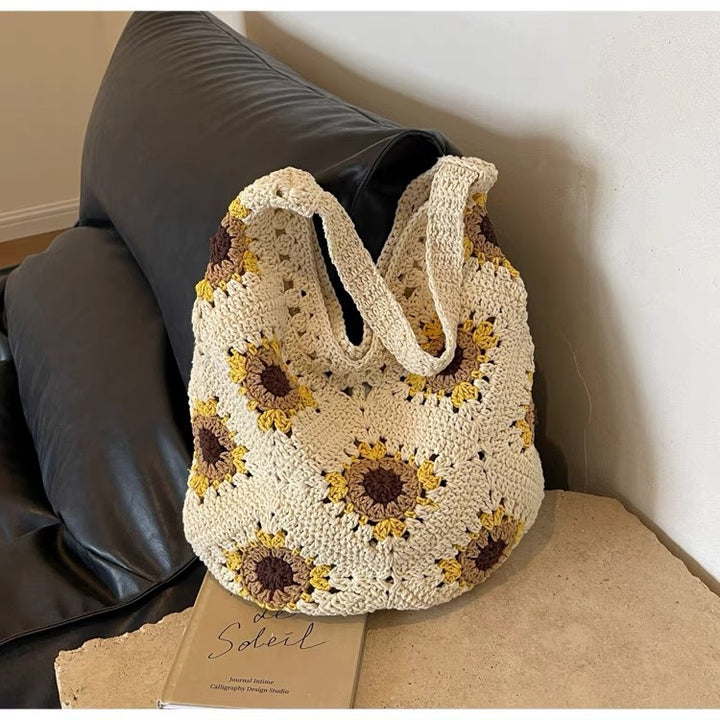 Hand-crocheted summer shopping bag Kalsten