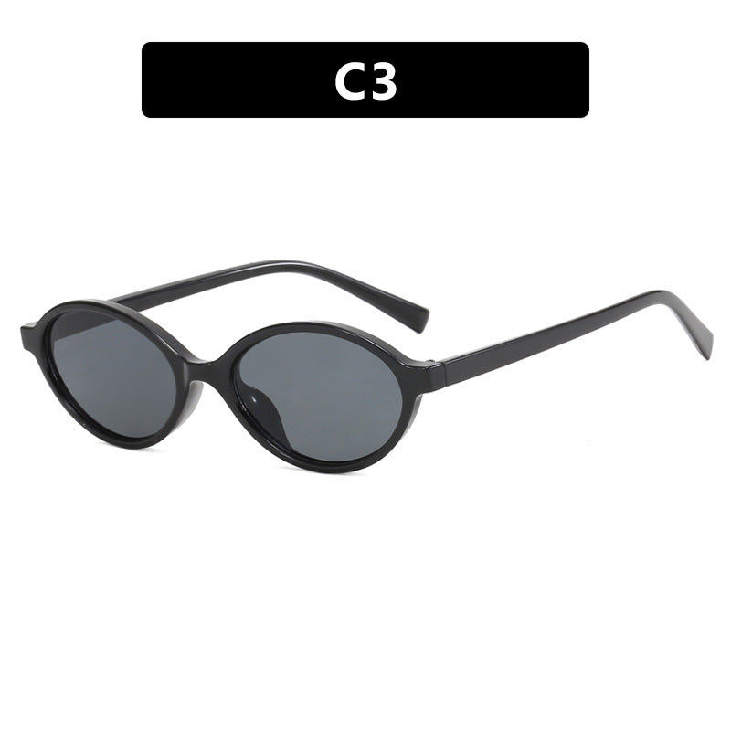 Ladies fashionable sunglasses with unique oval design Kalsten