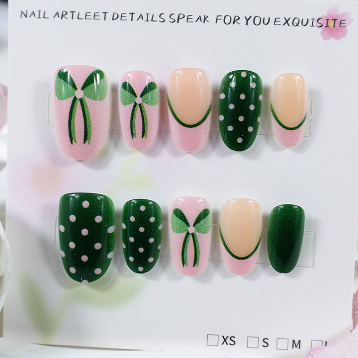 Art nail set with floral accents and playful designs Kalsten