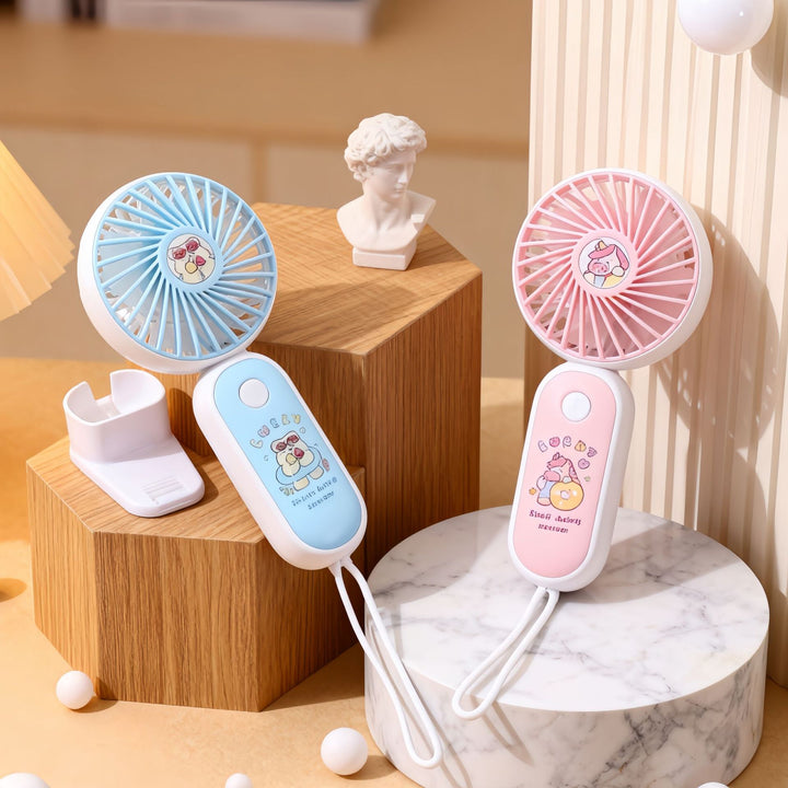 Women Portable Handheld Fan with Cute Design Kalsten