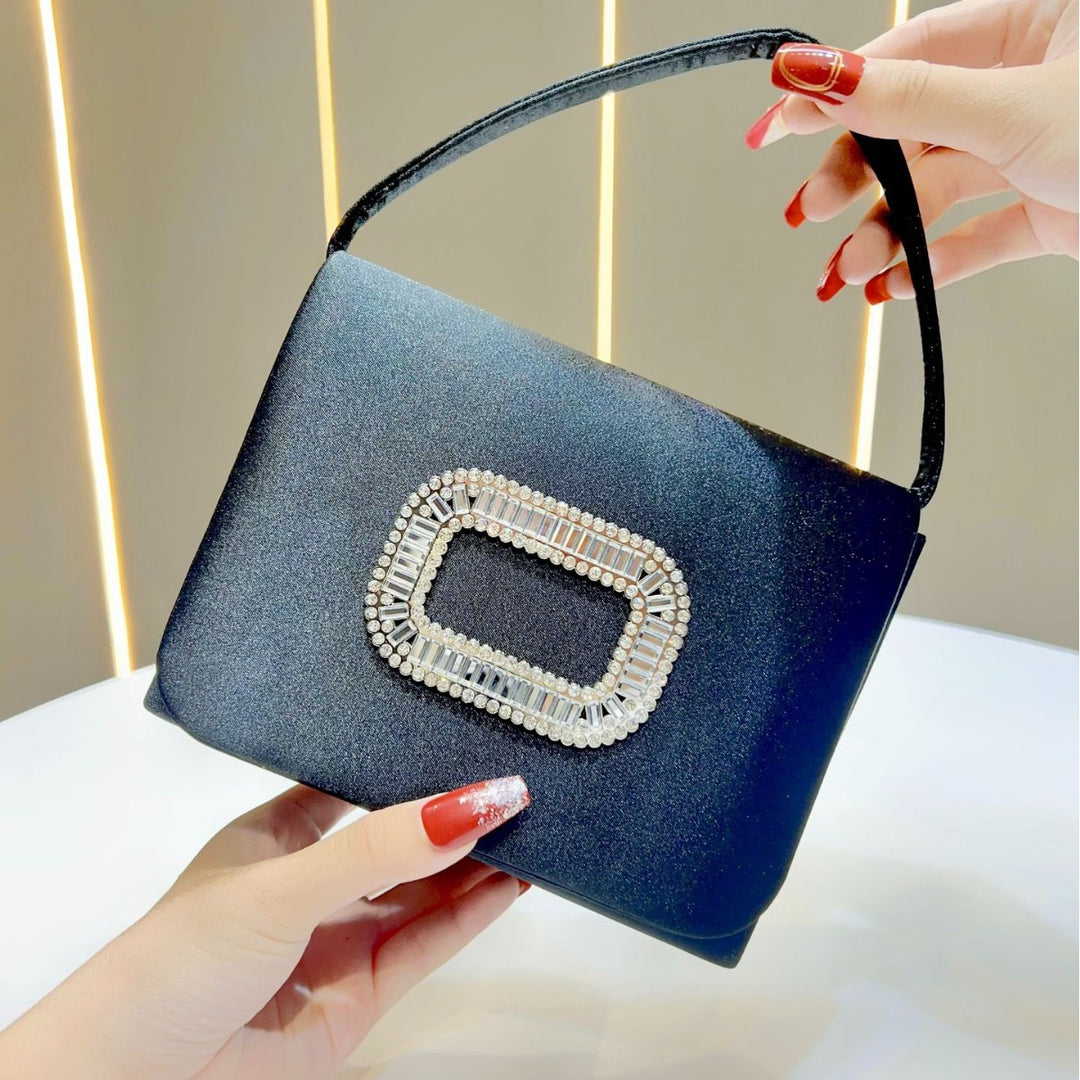 Stylish Satin Evening Handbag