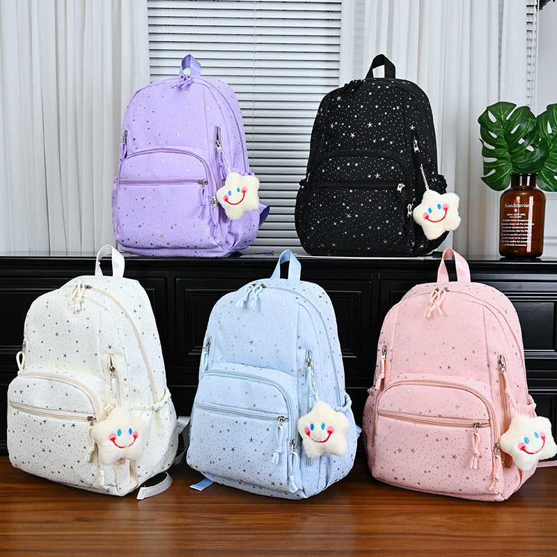 Multi-Functional Star-Print Backpack Kalsten