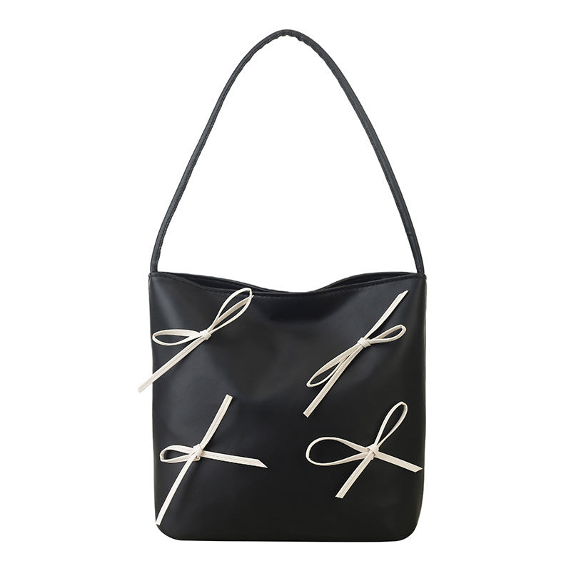 Bow-Embellished Handbag