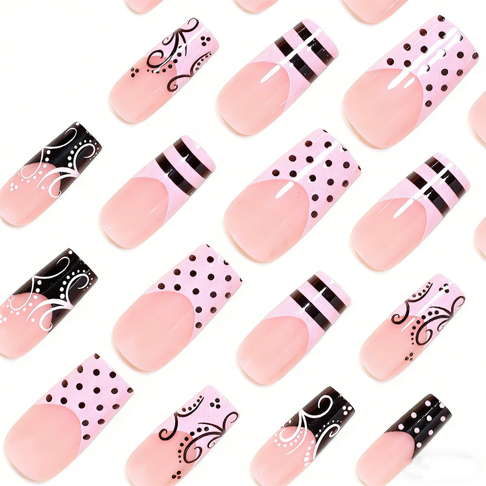 Decorative Artistic Stiletto Press-On Nails Kalsten