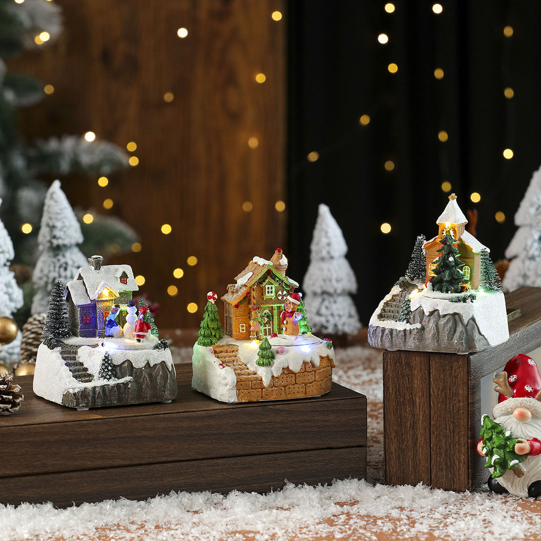 LED Illuminated Gingerbread House Decoration Kalsten