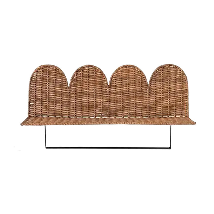 Wall shelf with woven design Kalsten