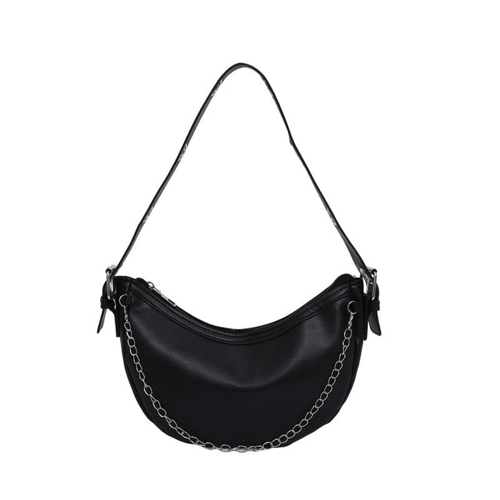 Modern Chain-Handled Hobo Bag Kalsten