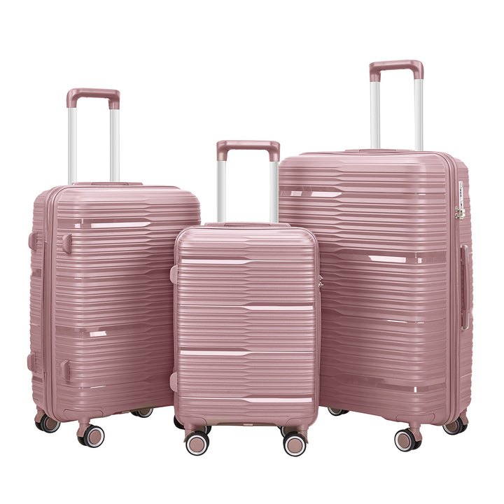 Women's Stylish Textured Hard Shell Luggage Set Kalsten