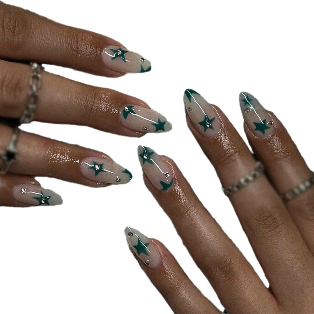 Starry Design Nail Art