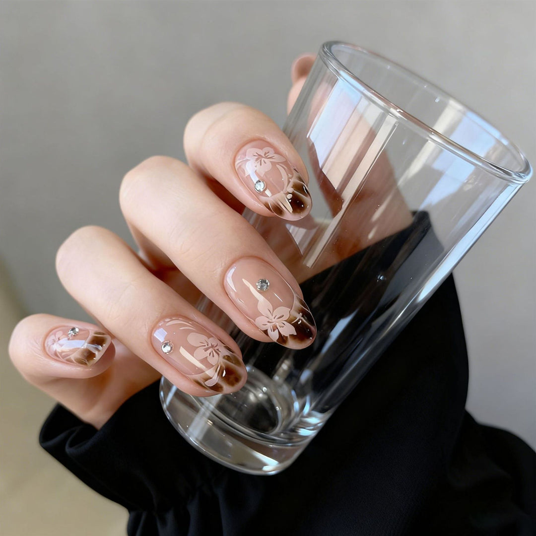 Elegant Ombre Glitter Nail Enhancements Kalsten