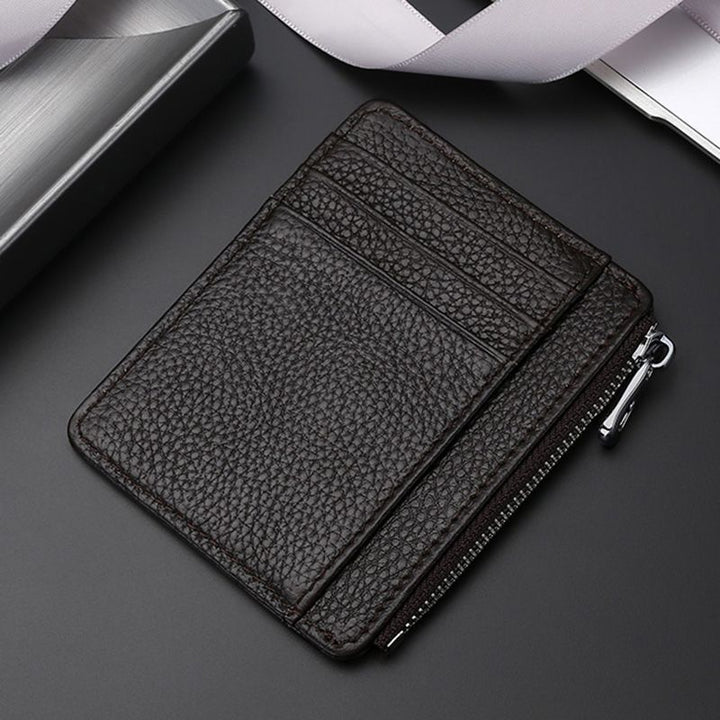 Premium Textured Leather Card Holder Kalsten