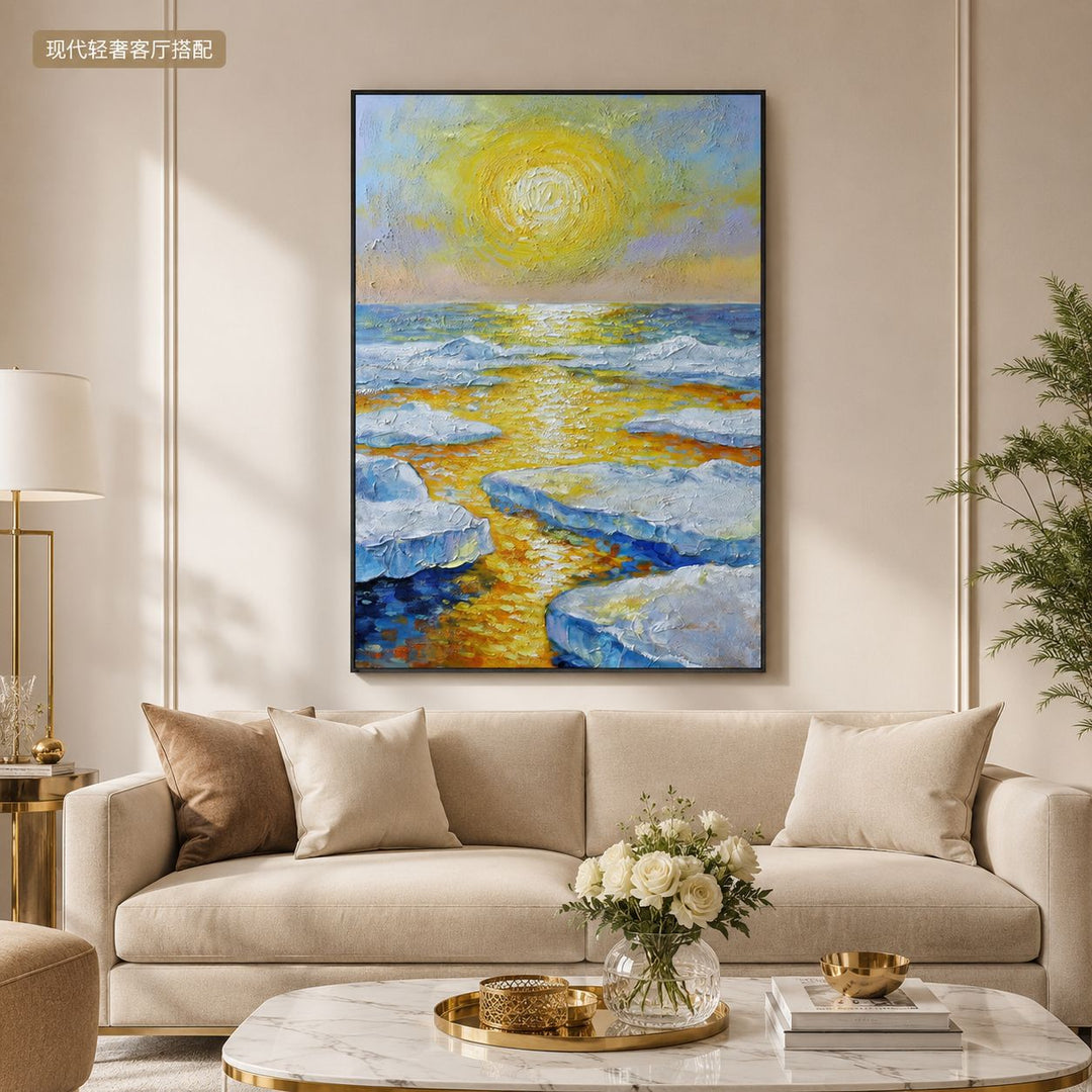 Vibrant Seascape Canvas Artwork
