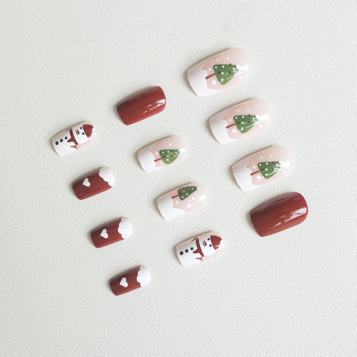 Creative Holiday-Themed Nail Art