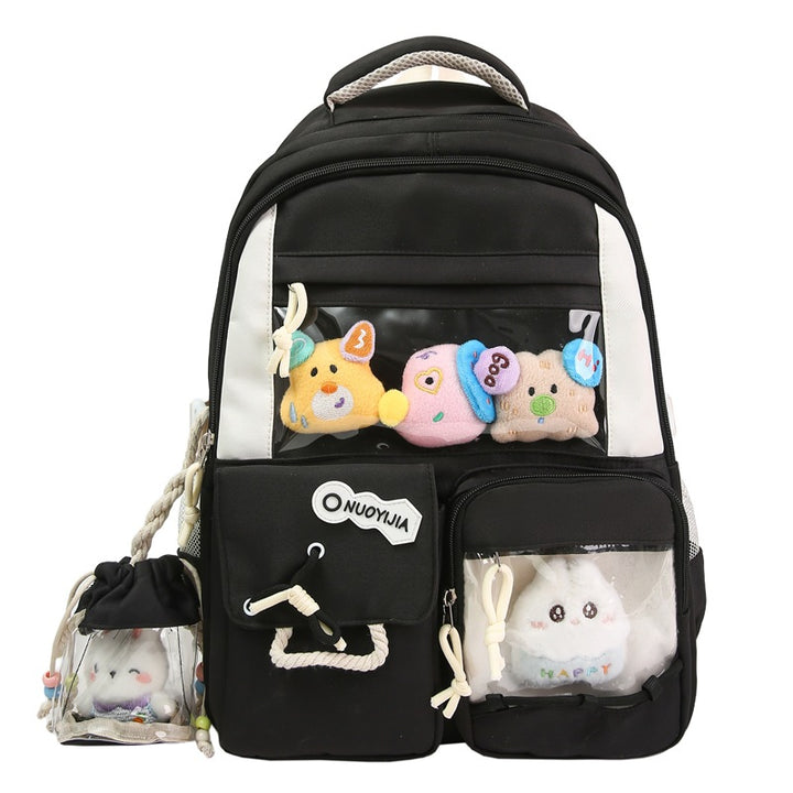 Cute Animal-Themed Multi-Pocket School Backpack Kalsten