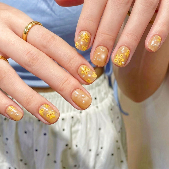 Floral Art Press-On Nail Set  1791646054