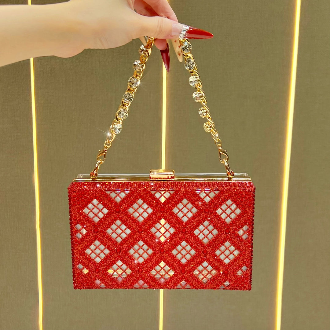 Elegant Chain-Handled Evening Clutch
