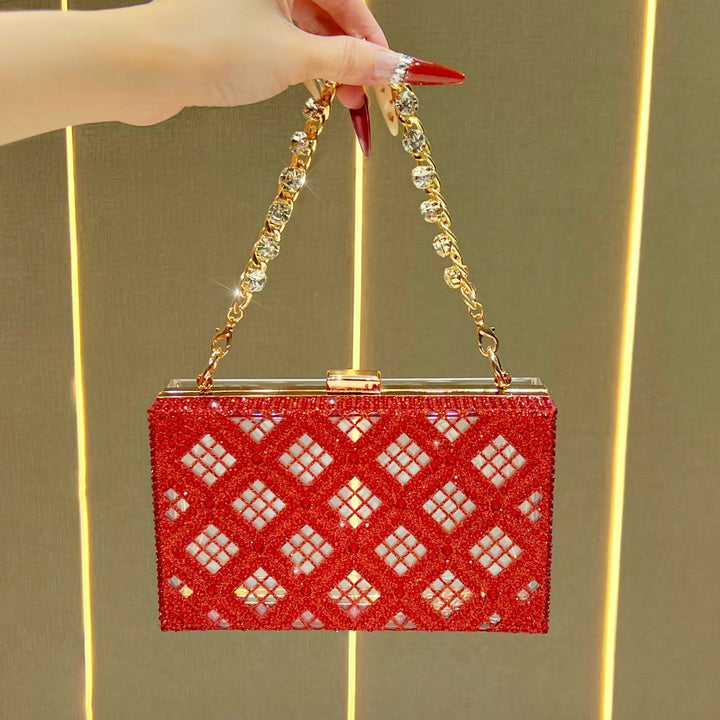 Elegant Chain-Handled Evening Clutch