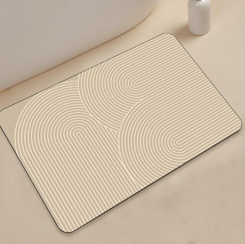 Stylish Geometric Pattern Bath Mat Kalsten
