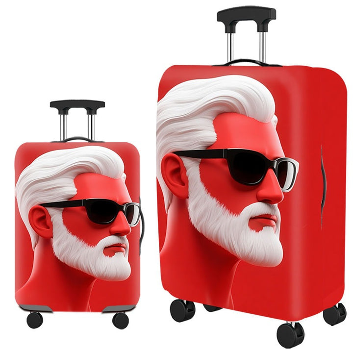 Artistic Cat-Themed Hard Shell Suitcase Kalsten