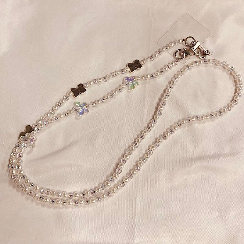 Elegant Beaded Charm Eyewear Holder Kalsten