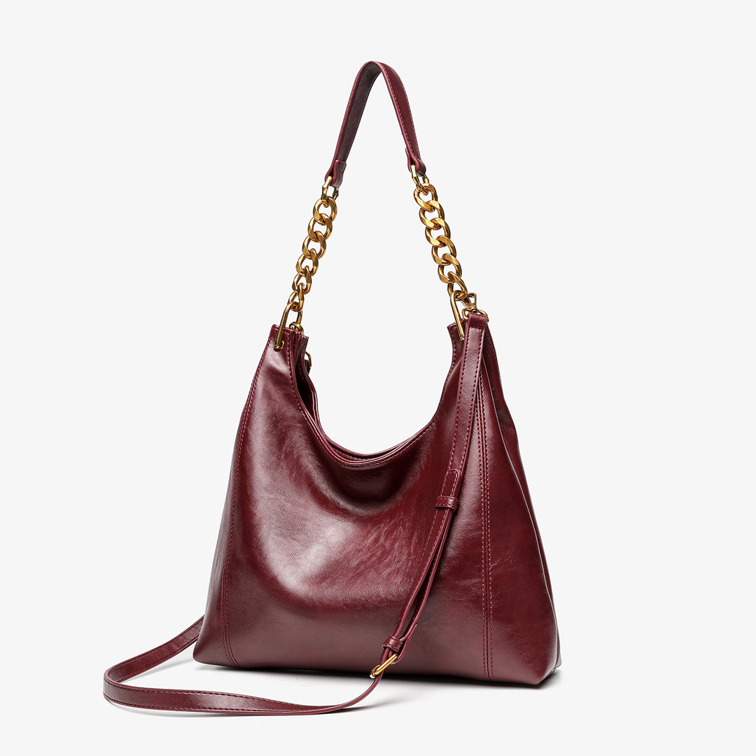 Chic Luxury Leather Shoulder Bag