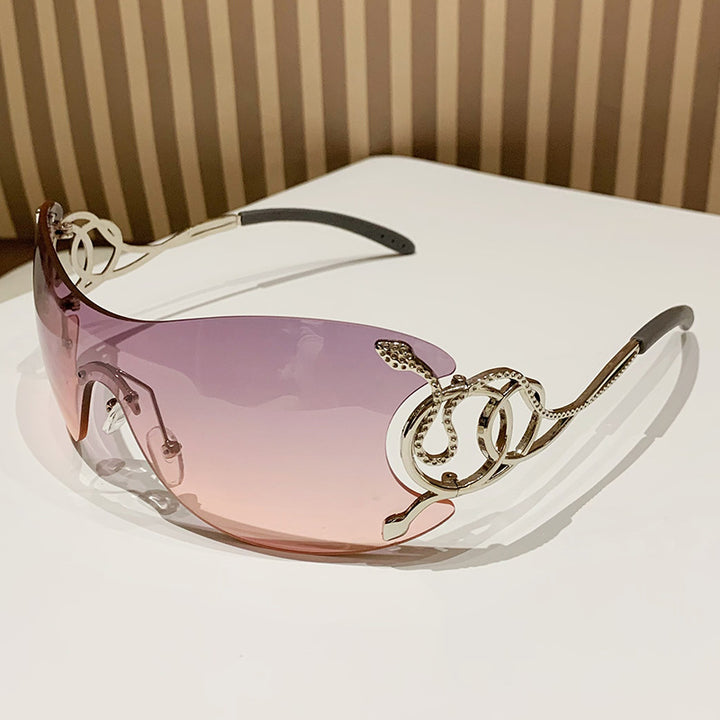 Women’s futuristic sunglasses with playful design Kalsten