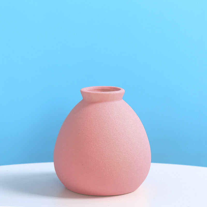 Modern Textured Decorative Ceramic Vase Kalsten