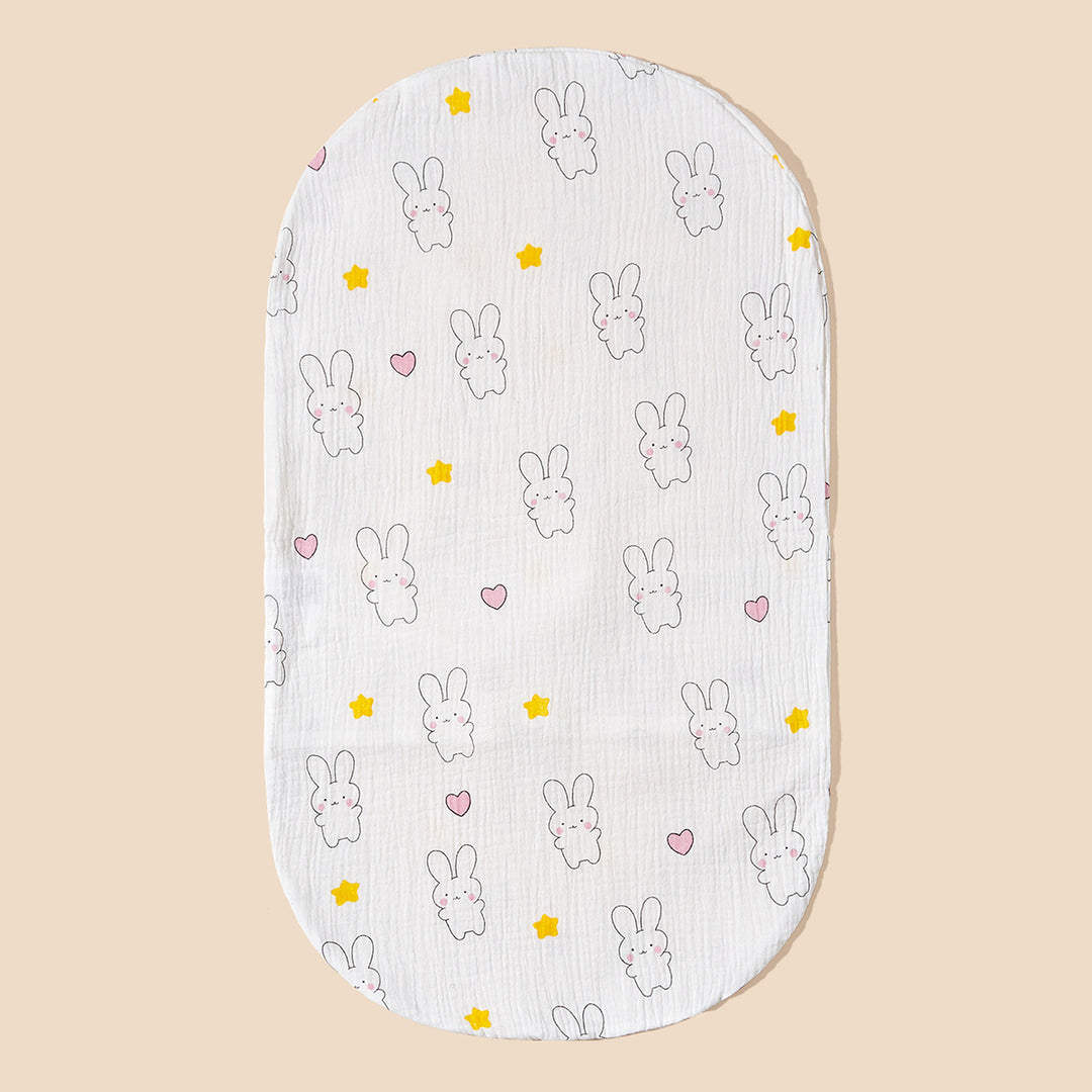 Cotton Muslin Crib Mattress Protector kalsten