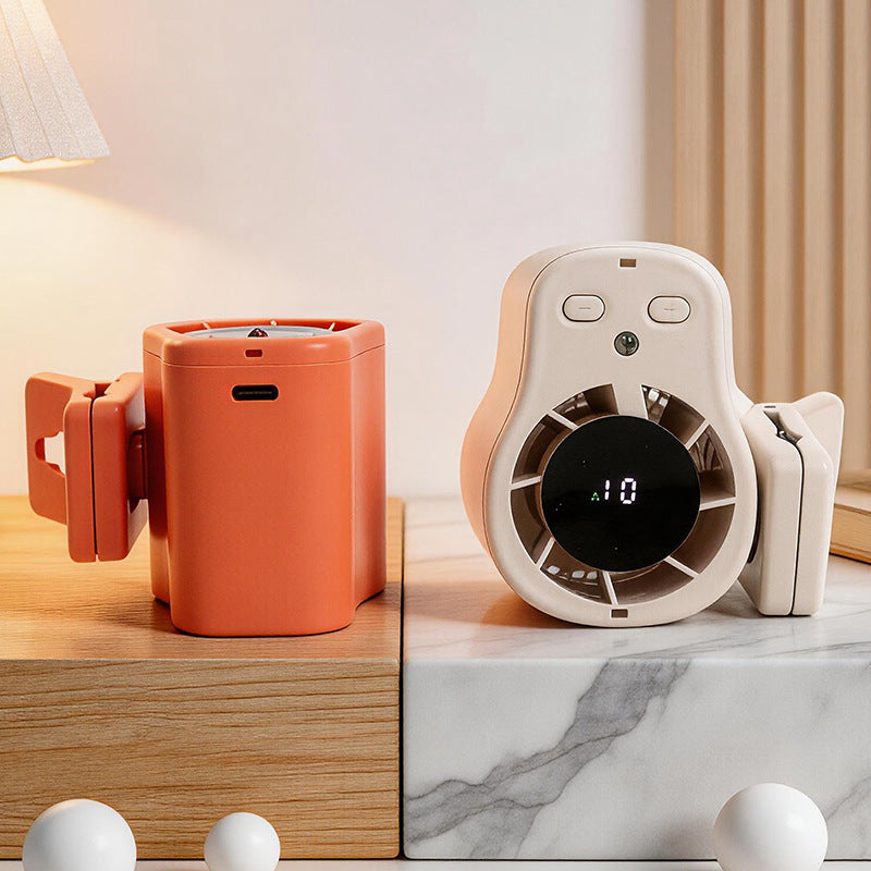 Women's Portable USB Mini Fan with Folding Clip Kalsten