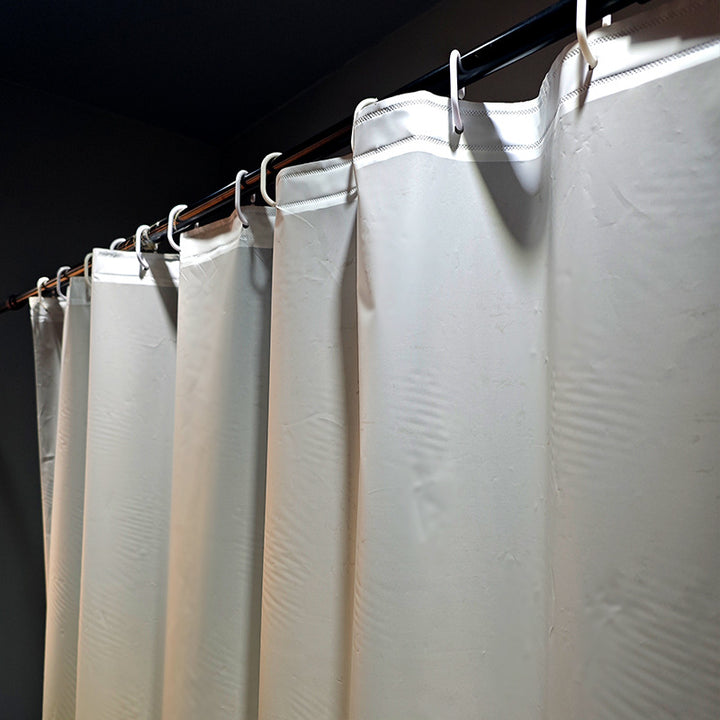 Elegant Textured Shower Curtain Kalsten
