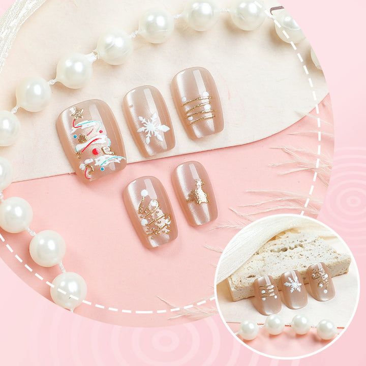 Artistic Press-On Nail Art Set Kalsten