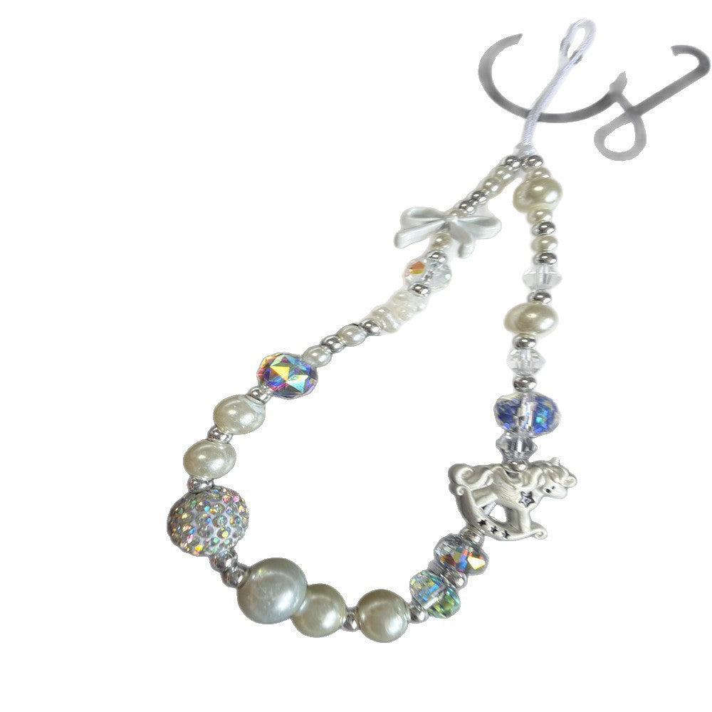 Beaded Unicorn Charm Necklace Kalsten