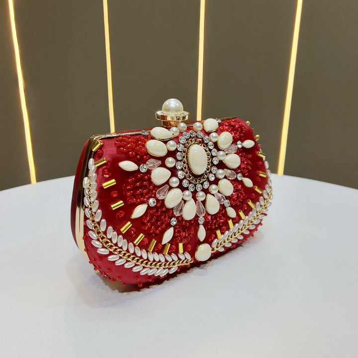 Ornate Decorative Evening Clutch