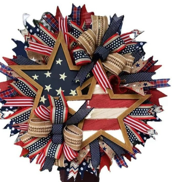 Festive Patriotic Wreath