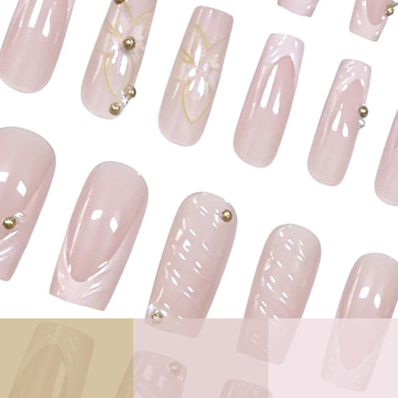 Floral Decorative Press-On Nail Enhancements Kalsten