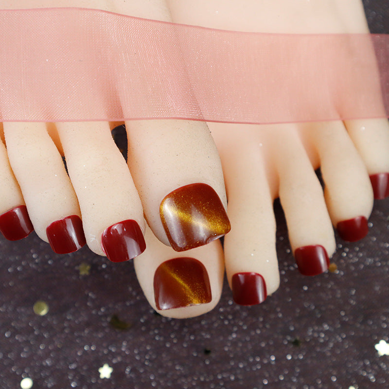 Premium Glossy Press-On Toenails Kit Kalsten