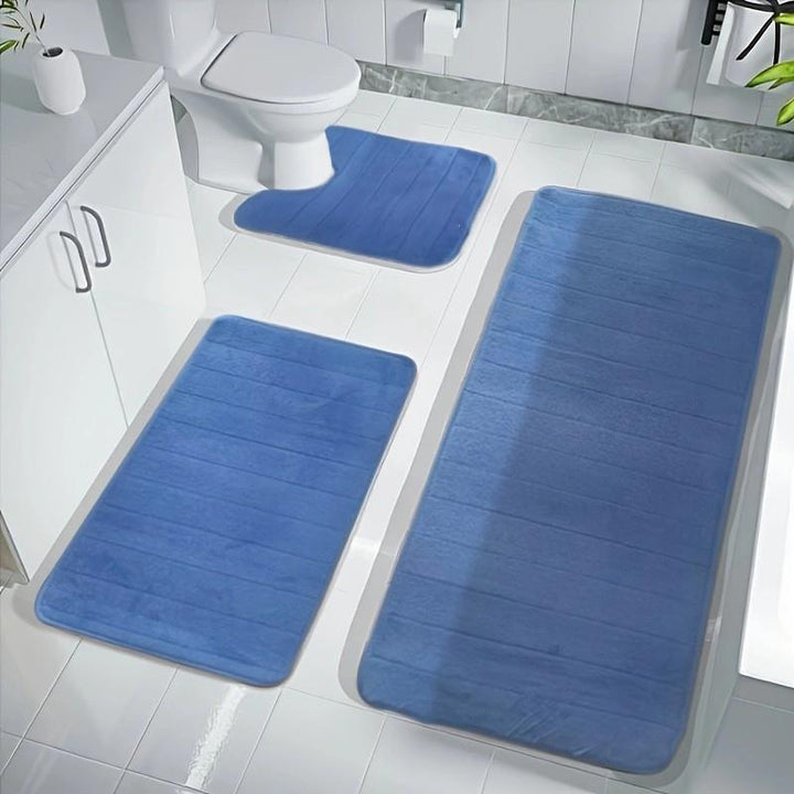 Non-Slip Bathroom Mat Set