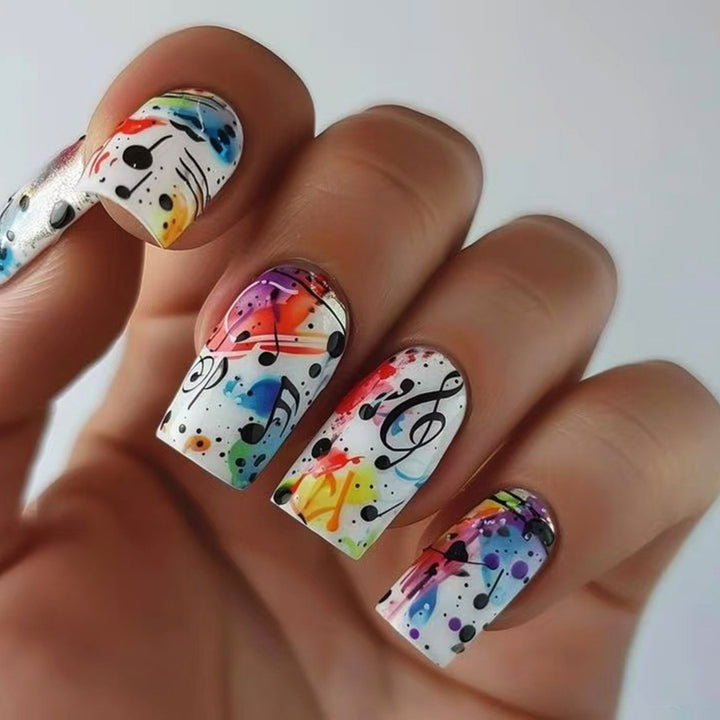 Musical Note Artistic Nail Art Kalsten