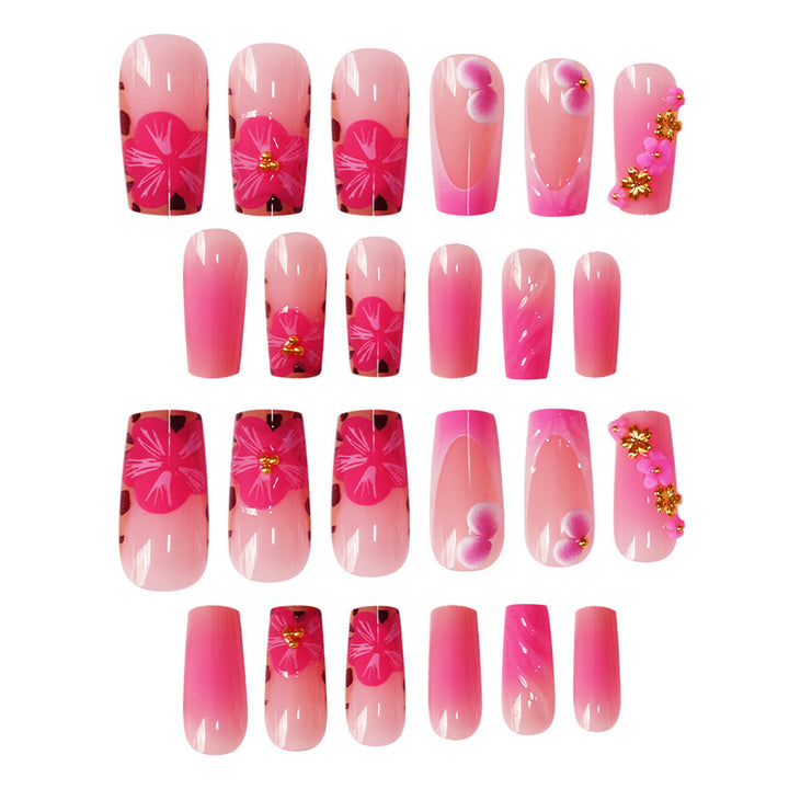 Floral Designer Acrylic Nail Art Kalsten