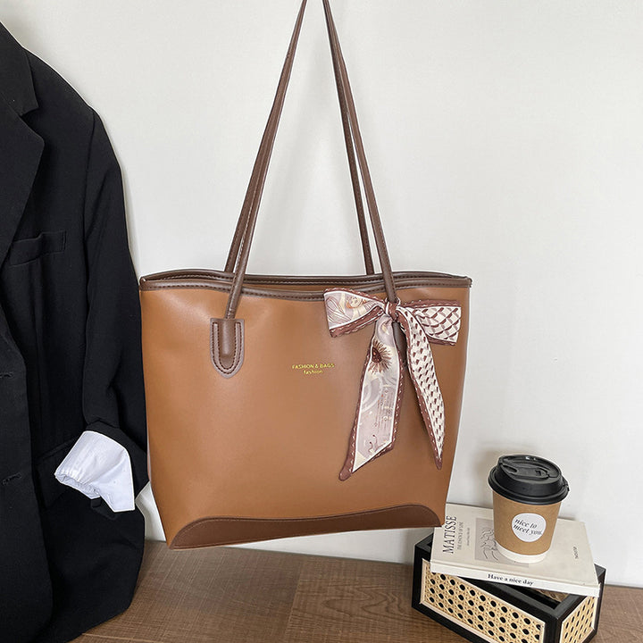 Elegant Faux Leather Tote Bag